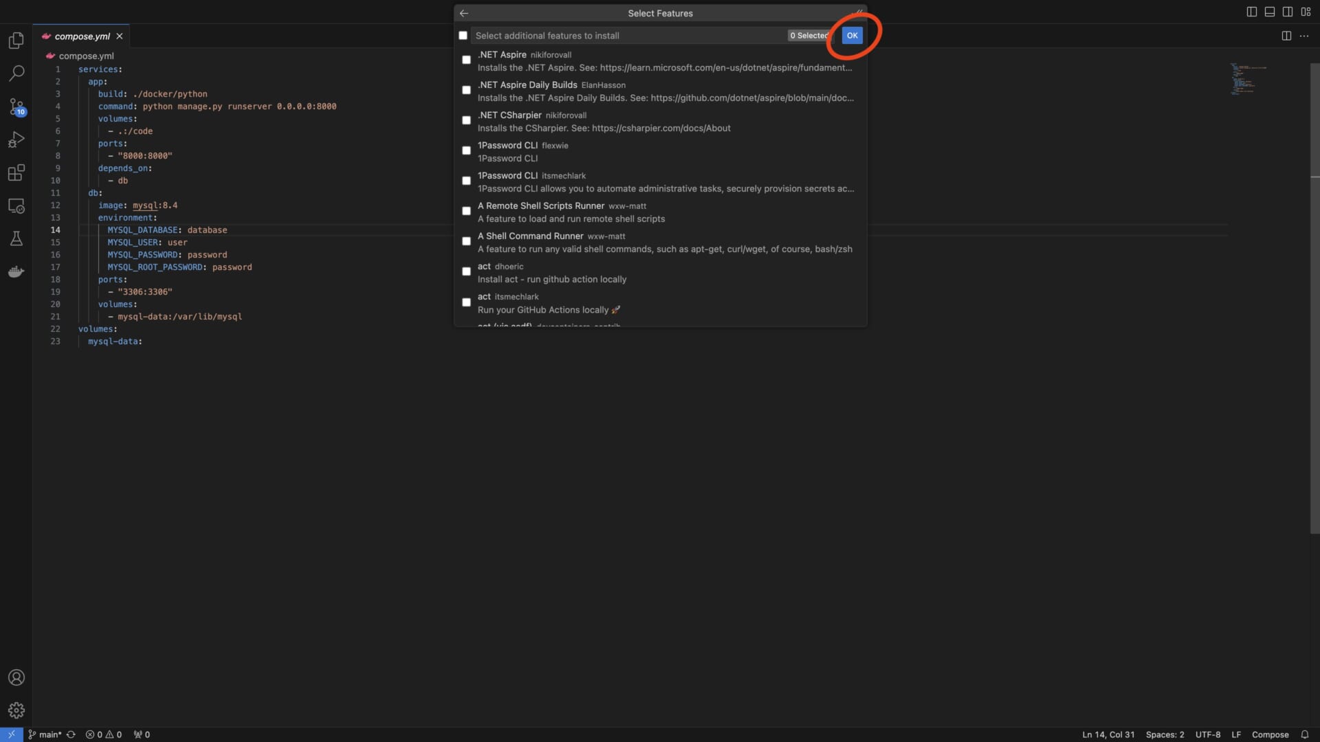 VSCode +Docker +DevContainerで作るDjango開発環境 – 株式会社テックイニット
