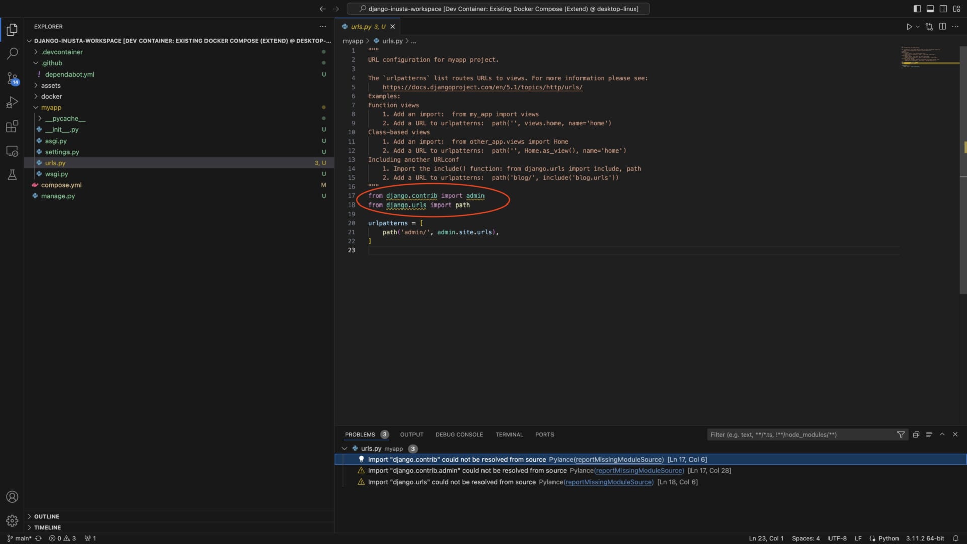 VSCode +Docker +DevContainerで作るDjango開発環境 – 株式会社テックイニット